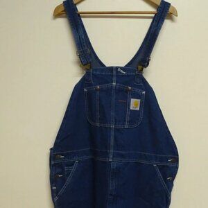 Carhartt Overalls R07-DST Size 44x30 100% Cotton Coveralls Denim
